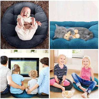 Meditation Floor Round Pillow
