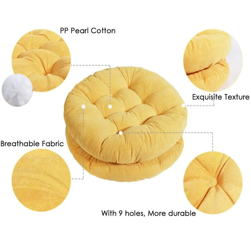 Meditation Floor Round Pillow